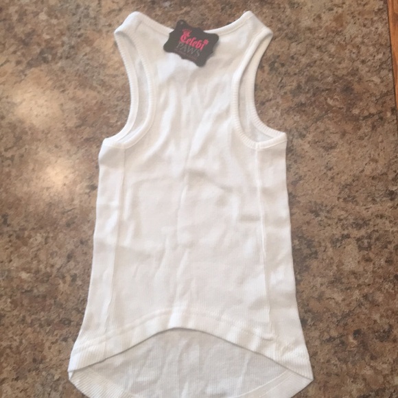 Celebipaws Doggy rhinestone tuxedo tee - Picture 3 of 3